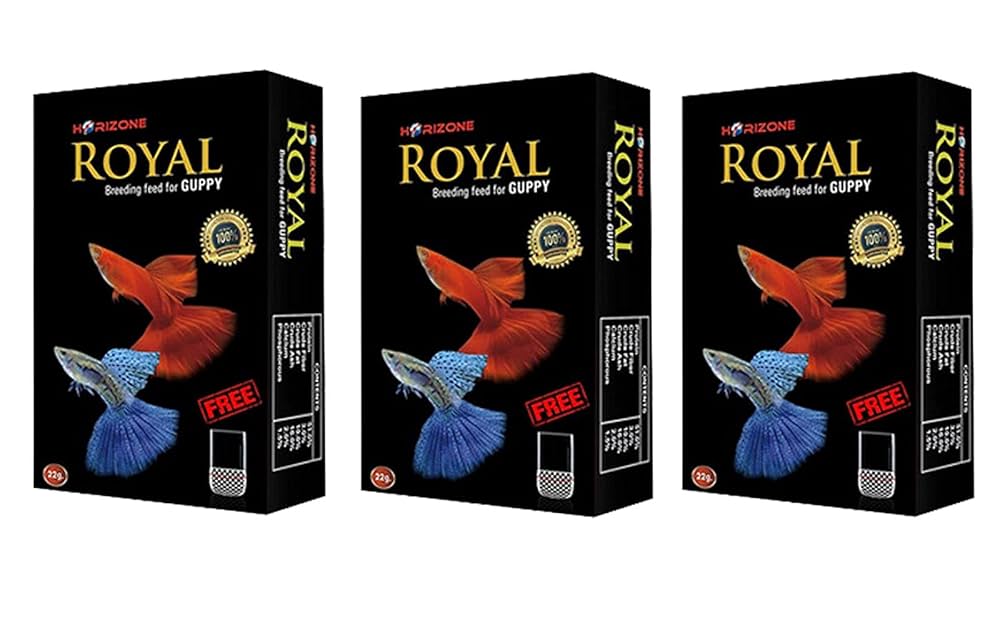 Royal guppy food